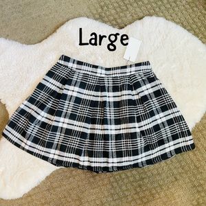 Pleated min skirt